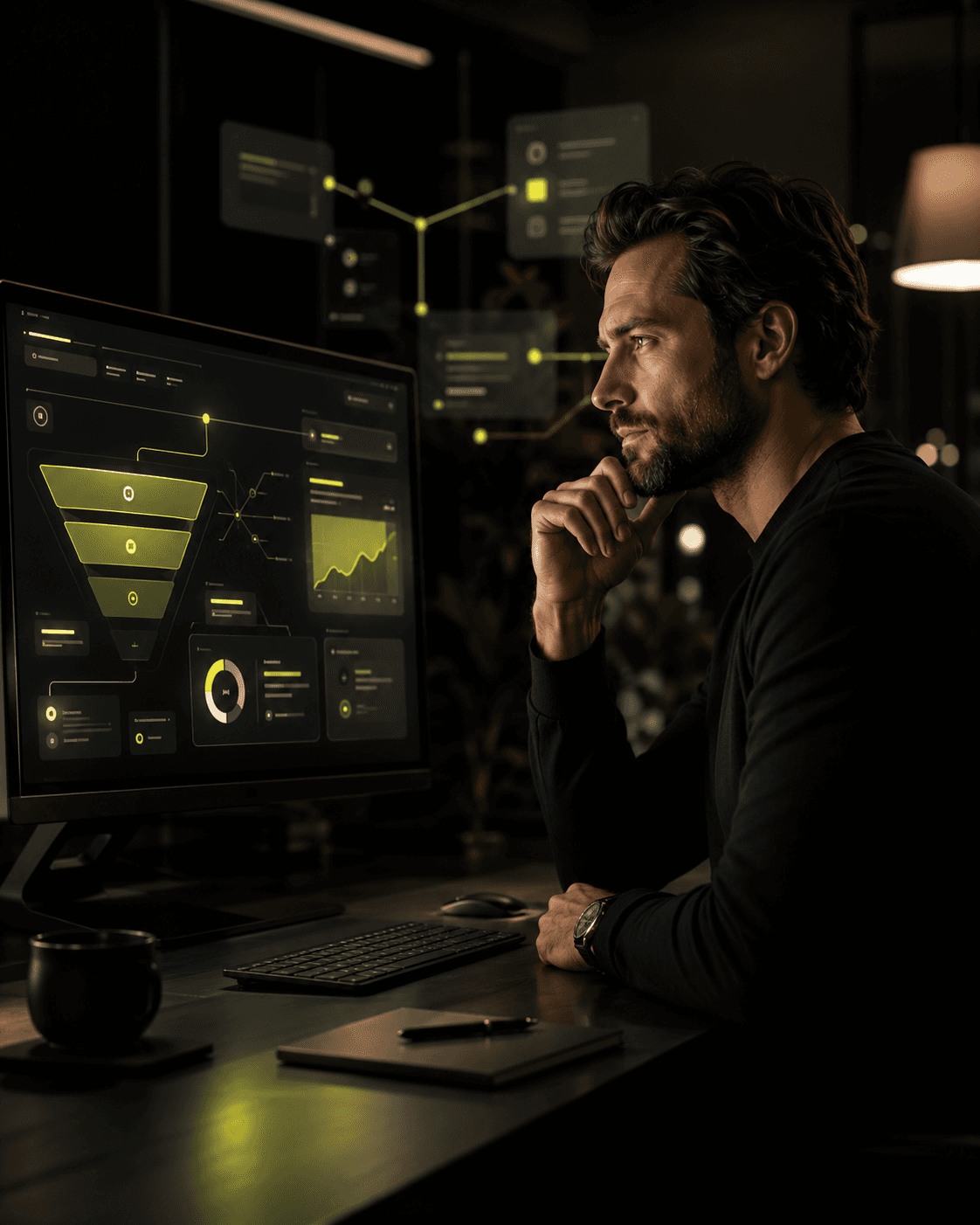 Founder-led operator managing revenue motion