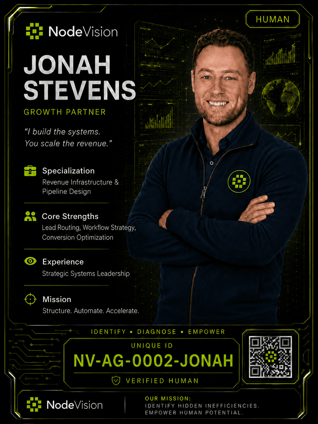 Jonah focused on systems and automation